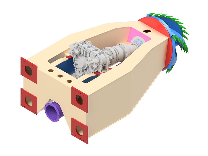 Dredge Cutter Head Cutter Drive Assembly