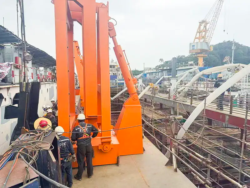 Dredger Gantry Function and Design: Load Paths on a TSHD Drag Arm Explained